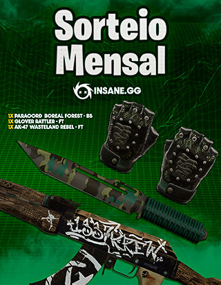 Banner do sorteio - SORTEIO ABRIL INSANE